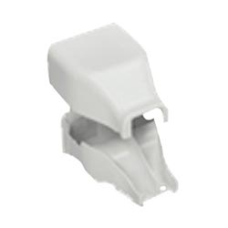 LD2P10 Entrance End Fitting, Off White