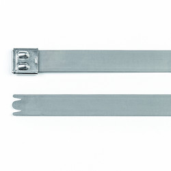 Stainless Steel Tie, 26.8&quot; Long, 922lb Tensile Strength, SS316, Metal, 50/pkg