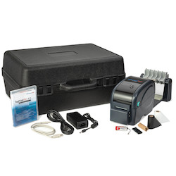 TT130SMC Compact Thermal Transfer Printer Kit with Cutter, 300 dpi, Noir, 1/pkg