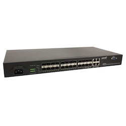 Gestion de la couche 2 Gigabit Ethernet Switch-lt;br /(20) 100/1000Base-X SFP Slots (4) 100/1000Base-X SFP/RJ-45 Combo Ports