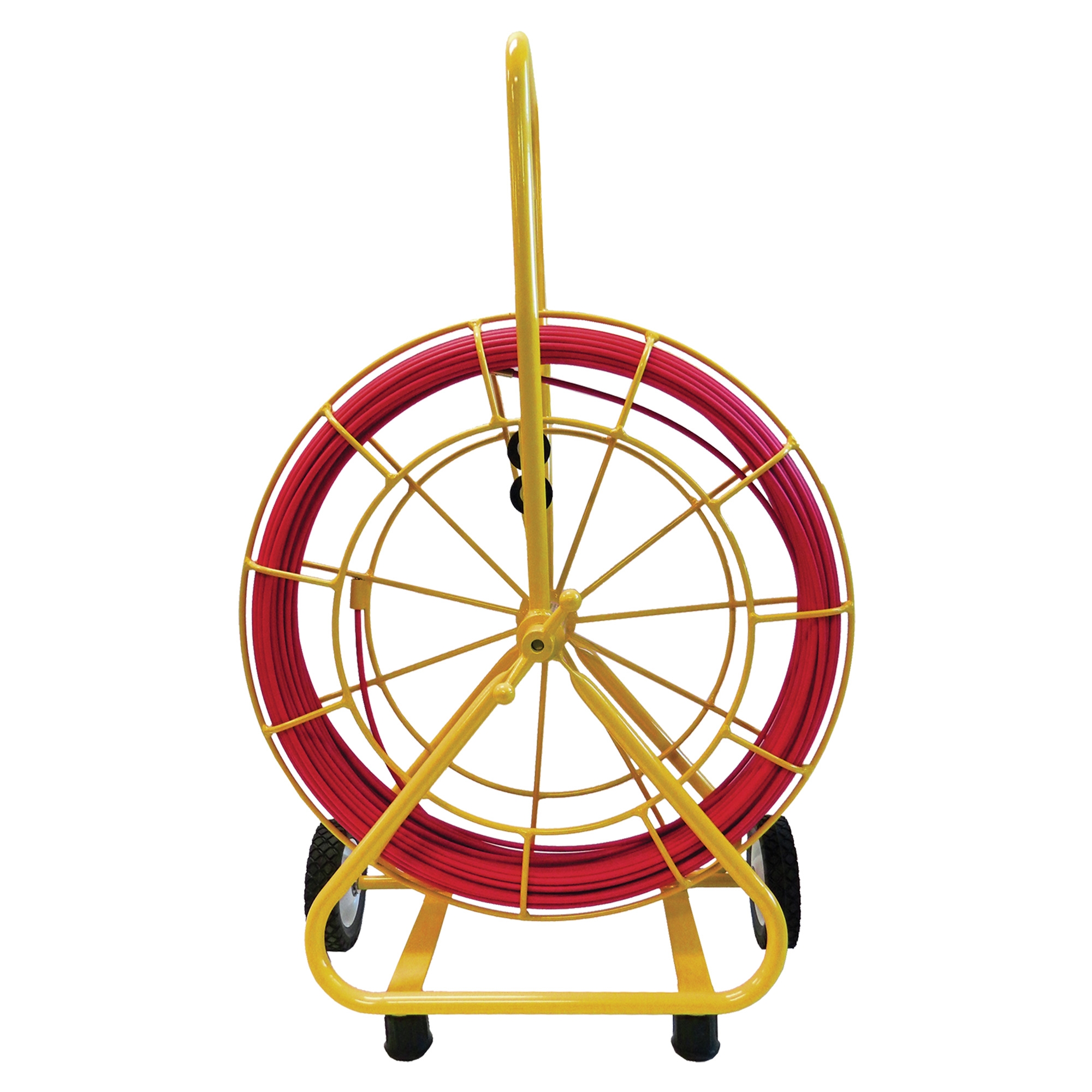 Duct Hunter Traceable Rodder with 300 Feet of 1/4-inch Rod Marked Every ...