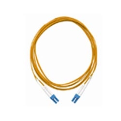 TeraSPEED OS2 Fiber Patch Cord, 2 Fibers, LC - LC 1.6mm Duplex, LSZH, Yellow, 10 ft