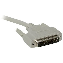 Serial Extension Cable, RS232, DB25 Male to DB25 Female, 3’ Length, Beige