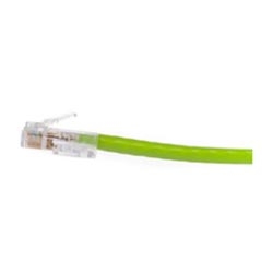 Patch Cord, 24 AWG, 4 Pair, Modular, Stranded, Modular, Cat 5E, T568A/B, 5 FT, Lime Green