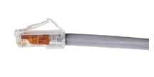 Cat 6 Modular Patchcord,RJ45,RJ45,U/UTP,LSZH,Dark Gray Jacket,24 ft. Lg ...