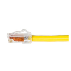 GigaSPEED XL GS8E Stranded Cordage Modular Patch Cord, Yellow Jacket, 45 FT
