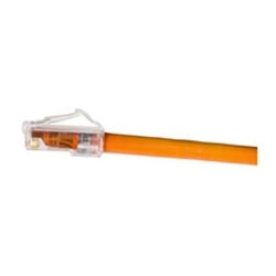 GigaSPEED XL GS8E Stranded Low Smoke Zero Halogen Cordage Modular Patch Cord, Orange Jacket, 19 Feet