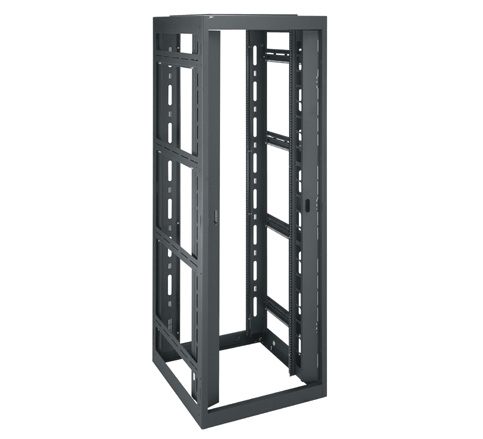Gangable Rack,Black,83.49 in. Ht,Steel,19 in. Wd Mount,44U Rack,30 in ...