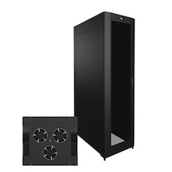 SNE Series Rack, SNE24H-4542-A1, 42&quot; D X 84 3/4&quot; H, Top Active Ventilation
