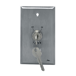 Remote Wall Plate Keyswitch