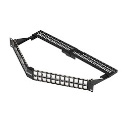 Keystone Ang All Metal Patch Panel 24 Port 1 RU
