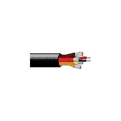 Multi-Conductor - Flexible, Low-Capacitance Cable 4-Pair 22 AWG FHDPE FS PVC PVC Black, Matte