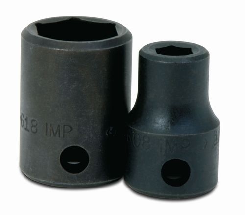 Impact Socket, Round Head, 1/2 in. Drive, Ratcheting, 2 in. OAL ...