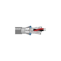 Multi-Conductor - Low Capacitance Computer Cable for EIA RS-232/422 & Digital 4 FS PR 24 AWG FHDPE SH PVC Chrome