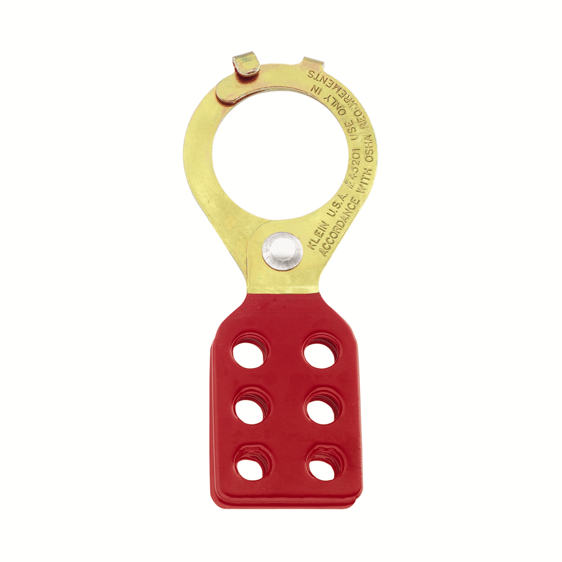 Lockouts with Interlocking Tab, 1.00 in. Dia Jaw, 6 Padlocks