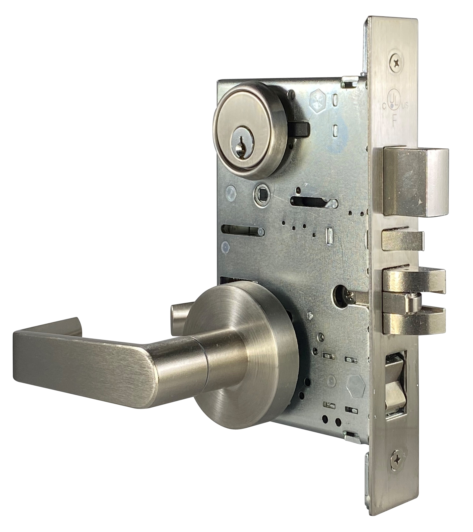 Mortise Lock, Function: Mortise Lock Entry with Deadbolt, US32D Satin ...