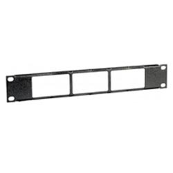 Patch Panel For 12 Modules - 3 Panduit Plates