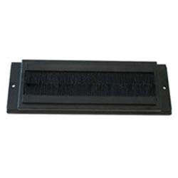 CABLE ENTRY - TWO BRUSH LAYERS300 X 100 MM  FOR ROF CABINETSCOLOUR IS BLACK