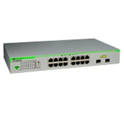16-Port 10/100/1000TX (2x Combo 1000X SFP Ports), eco-Friendly WebSmart Gigabit Ethernet Switch with Single Fixed PSU, EU Power Cord