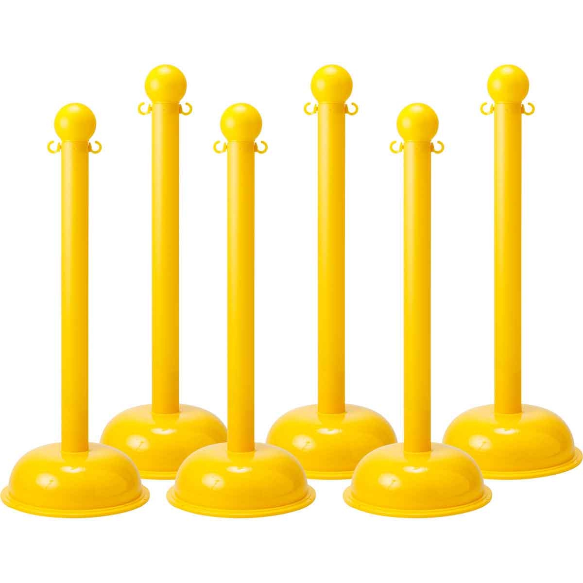 BradyLink Warning Posts, Yellow, 41