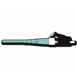 Pigtail LC, 900 um LSZH TB 350 um ClearCurve Multimode (OM4), 1 m