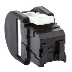 FutureCom V500VOCK6AUNBK8, V500UBK, RJ45 Vol, Cat6A, Bag/8, Black