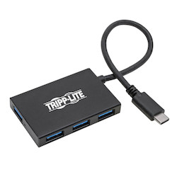 4-Port USB Hub - USB 3.1 Gen 2, 10 Gbps, 4 USB-A Ports, Thunderbolt 3, Aluminum Housing