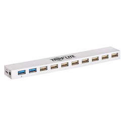 10-Port USB 3.0 / USB 2.0 Combo Hub - USB Charging, 2 USB 3.0 & 8 USB 2.0 Ports