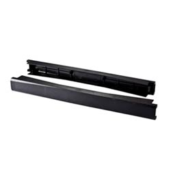 Tool Less Snap-in Filler Panel, 19"W x 1.75"H, 1 Rack Unit