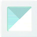 FutureCom Face Plate, DELTAfläche, 75 x 75 mm