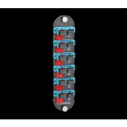12 Fiber, 6 SC Duplex MM/OM2 CCH Adapter Panel, ceramic sleeve