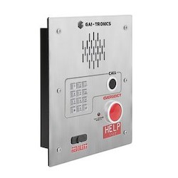 RED ALERT VoIP Emergency Flush-Mount Telephone with Full Keypad, HELP and Call Button