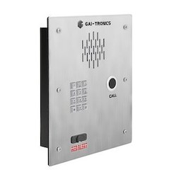 RED ALERT WiFi VoIP Emergency Flush-mount Telephone with Full Keypad and CALL Pushbutton