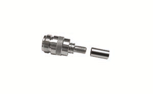 Straight Connector, TNC Male Connector, Spring FingeCrimp Termination ...