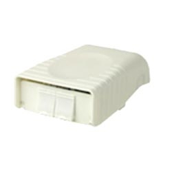 MODULAR SPLICING OUTLET 45X45 (EXTERNAL:125X74) EMPTY FOR 2 SNAP-IN ADAPTORS