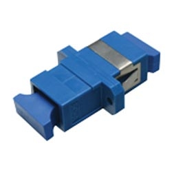 SC ADAPTER SM SIMPLEX PLASTIC BODY BLUE