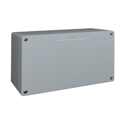 GA Cast Aluminium Enclosure, WHD: 260x160x91 mm, Cast Aluminum, Without Mounting Plate, With Cover