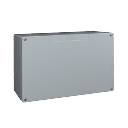 GA Cast Aluminium Enclosure, WHD: 334x233x111 mm, Cast Aluminum, Without Mounting Plate, With Cover