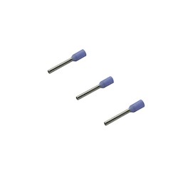Wire End Ferrules, Loose, For Manual Wire Processing And Crimping Machines 0.5 - 2.5 mm2 (length 8 mm), With Plastic Collar., E-cu, Galvanic Tin-plated;plastic Collar: Polypropylene, With Plastic Collar.