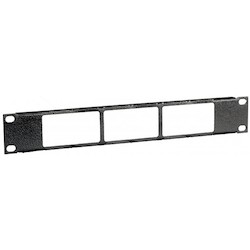 Patch Panel For 12 Modules - 3 Panduit Plates