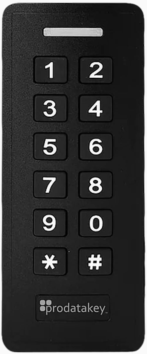 Keypad Reader, 1 Openings, Multi-Format, 26 Bit Wiegand