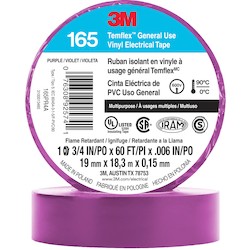 3M Temflex Vinyl Electrical Tape Purple