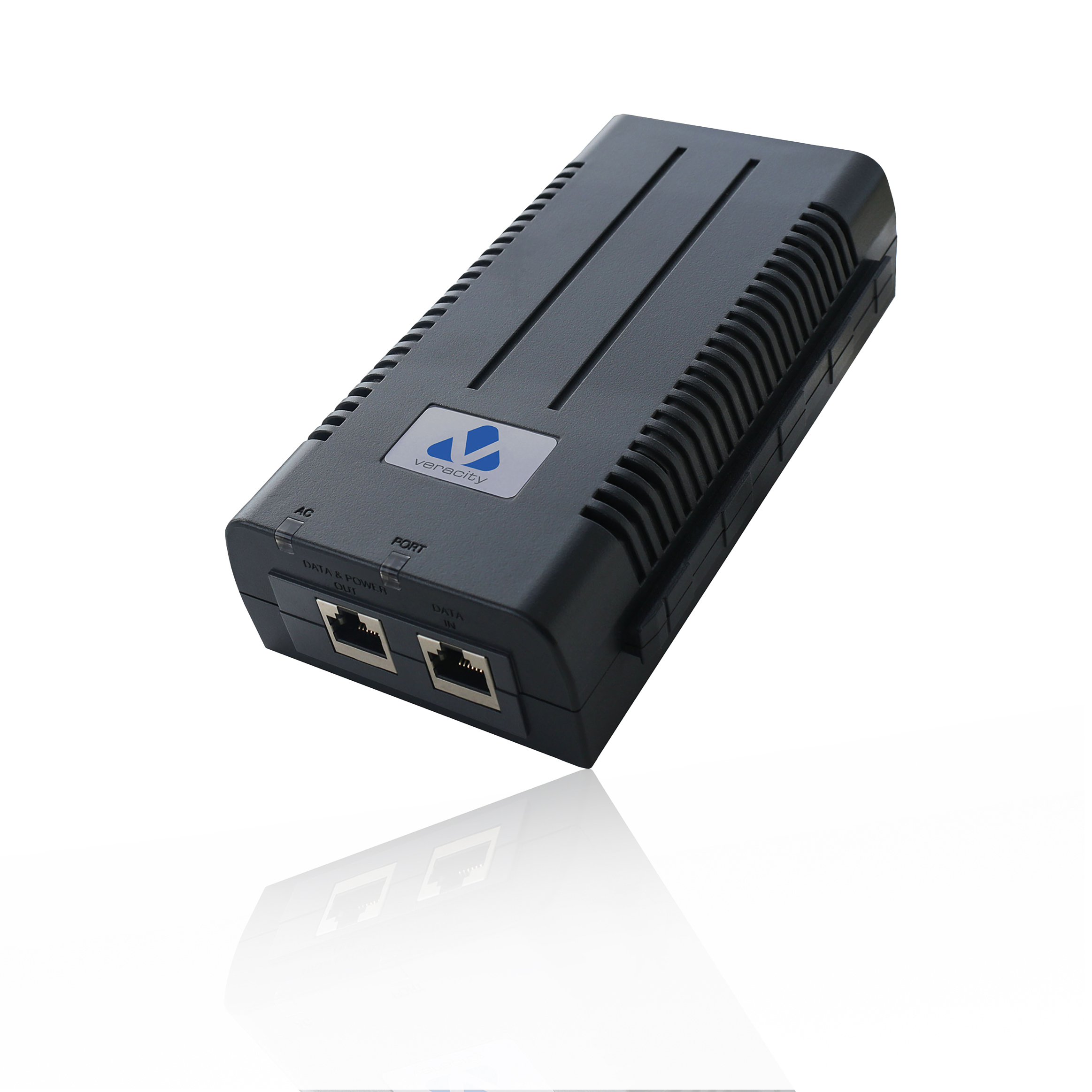 PoE Injector, 100 to 240 VAC, 1.35 A, Integral Mount