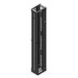 Evolution g1 Single-Sided Vertical Cable Manager; 96&quot; H x 12&quot; W x 13.2&quot; D (2438 mm x 300 mm x 335 mm); Black