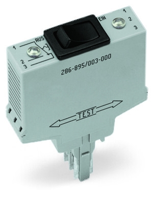 Switching Module,Gray,85 mm Dp,52 mm Ht,250 VAC AC,15 mm Wd,ON-OFF W/O BASE
