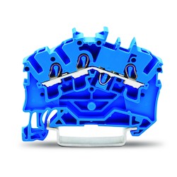 3 CONDUCTOR TERMINAL BLOCK    22-12 AWG SUITABLE FOR EX II  BLUE