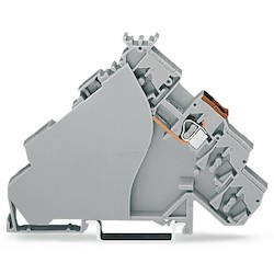 ACTUATOR SUPPLY TERM BLOCK    W/ END PLATE                  GRAY