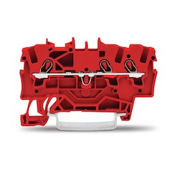 3 CONDUCTOR TERMINAL BLOCK    22-14 AWG SUITABLE FOR EX II  RED