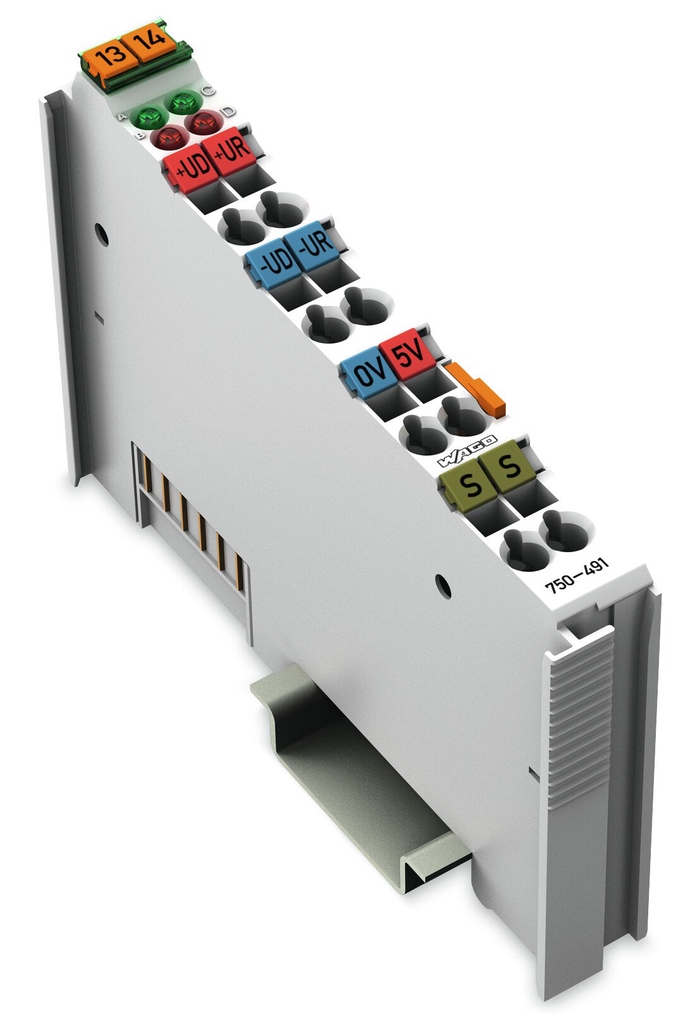 1-Channel Analog Input Module, 5 VDC, 65 mA, 1, 35mm DIN Rail-Mount ...