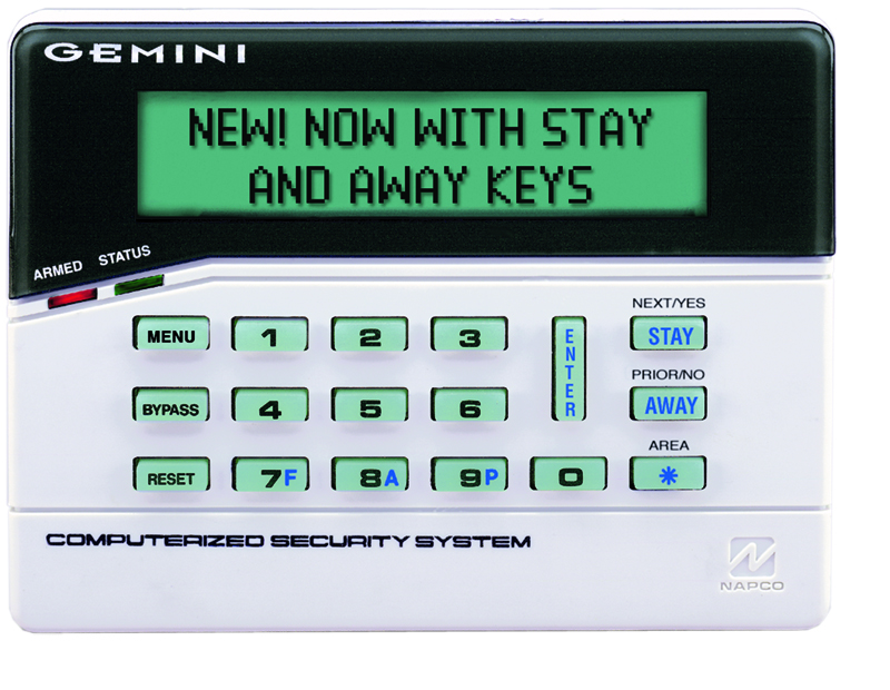 Wireless Intrusion Keypad, Dimensions: LxWxH: 4-3/8 x 5-7/8 x 1-1/16 in.